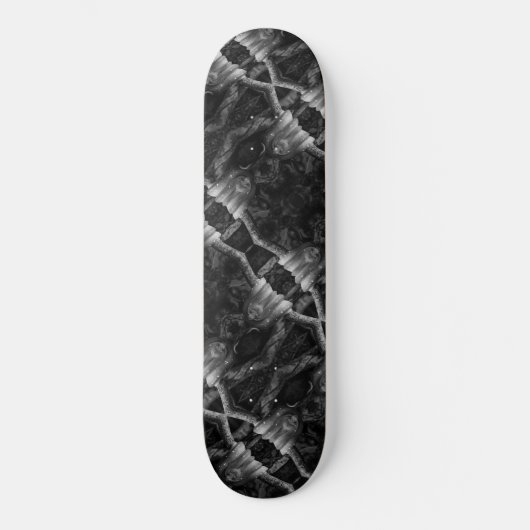 Zwart-witte Pythonslang in boomfoto Persoonlijk Skateboard (Voorkant)
