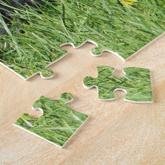 Zwart-witte rand collie legpuzzel (Zijkant)