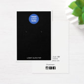 Zwart: witte rand Logo-rand oorspong kaart toevoeg (Bureau)