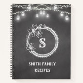 Zwart Witte Recept Trouw Notitieboek (Voorkant)