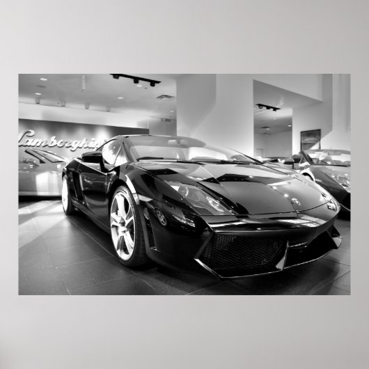 Zwart-witte ride poster (Voorkant)