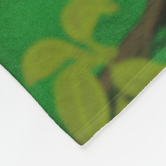 Zwart-witte rode luis fleece deken (Hoek)