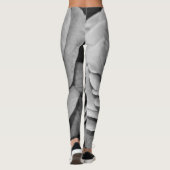 Zwart-witte roze leggings (Achterkant)