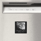 Zwart-witte roze magneet (Insitu (Vaatwasser))