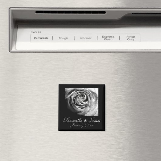 Zwart-witte roze magneet (Insitu (Vaatwasser))