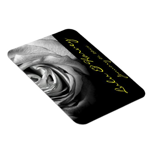 Zwart-witte roze magneet (Rechterzijde)