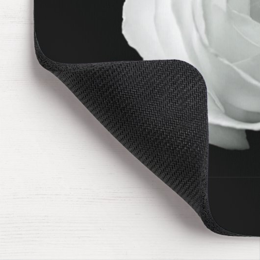 Zwart-witte roze muismat (Hoek)