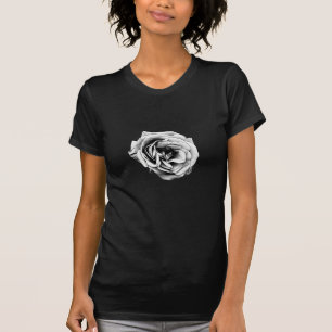 Zwart-witte roze t-shirt