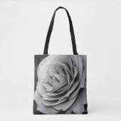 Zwart-witte roze tote bag (Voorkant)
