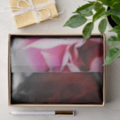 Zwart-witte rozen vervagen tissuepapier (Geschenk)