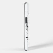 Zwart-Witte Ruimtevaartkat Case-Mate iPhone Case (Achterkant / Rechts)