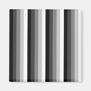 Zwart-witte schaduwstrepen magneet