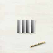 Zwart-witte schaduwstrepen post-it® notes (Op bureau)