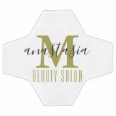 Zwart-witte schoonheidssalon door Anastasia Monogr Voetbal (Enkel)