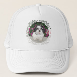 Zwart & Witte Shih Tzu Puppy Reddingshond Trucker Pet