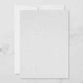 Zwart-witte Signature Huwelijk Save the Date Kaart (Achterkant)