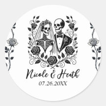 Zwart Witte Skelet Bloem Roos Wijnstok Bruiloft