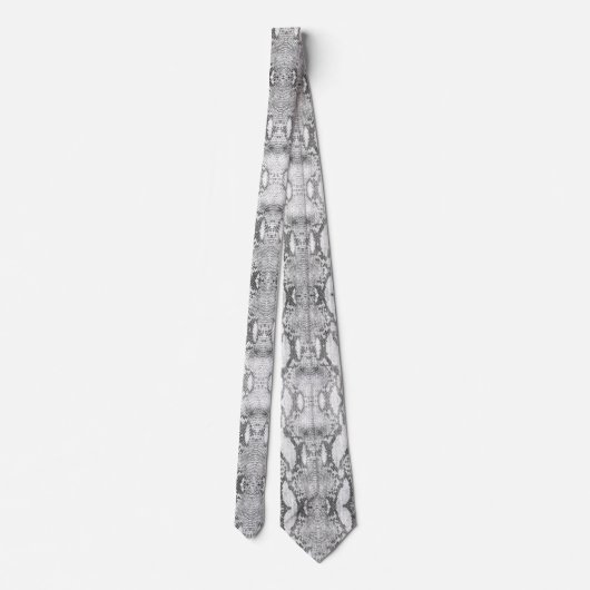 Zwart-witte slang Afdrukken 2, Stropdas (Achterkant)