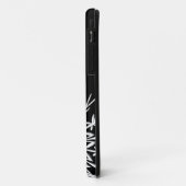 Zwart-witte sneeuwvlok Case-Mate iPhone case (Achterkant/links)
