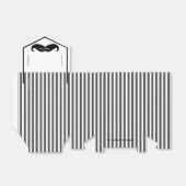 Zwart-witte snor Groomsman Gift Box Bedankdoosjes (Uitgevouwen)