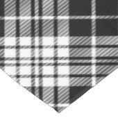 Zwart-witte speldenstang tafelkleed (Gekanteld)