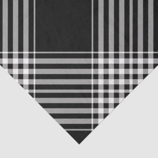 Zwart-witte speldenstang tissuepapier (Detail)