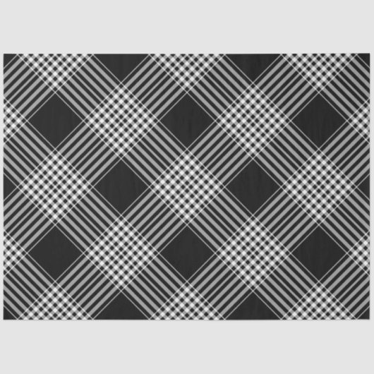 Zwart-witte speldenstang tissuepapier (Voorkant)