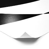 Zwart-witte spiraal foto afdruk (Hoek)