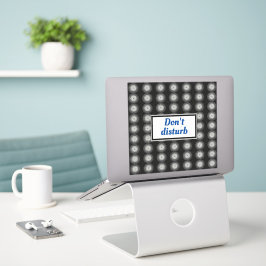 Zwart-witte spiraal sticker