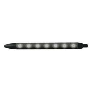 Zwart-witte spiraal zwarte inkt pen