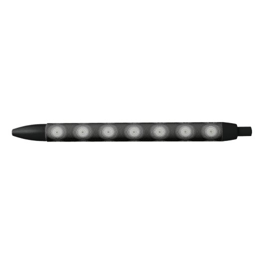 Zwart-witte spiraal zwarte inkt pen (Voorkant)