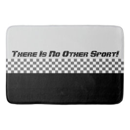 Zwart-witte sportstijl badmat