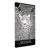 Zwart-witte spuiten — wegafdrukken mini klembord (Schuin)