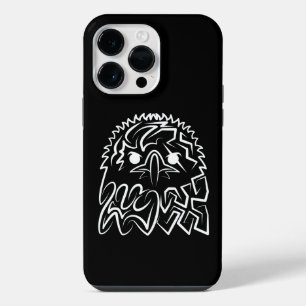 Zwart-Witte Stam Adelaar iPhone 14 Pro Max Hoesje