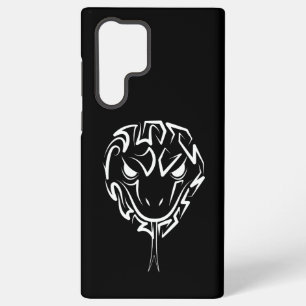 Zwart-Witte Stam Slang Samsung Galaxy Hoesje