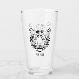Zwart-Witte Stam Tiger Glas