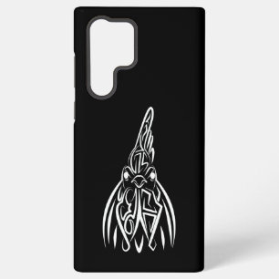 Zwart-witte stamhaan samsung galaxy hoesje