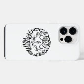 Zwart-Witte Stamouil iPhone Hoesje (Achterkant horizontaal)