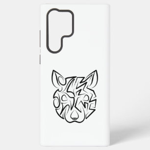Zwart-witte stamrat samsung galaxy hoesje