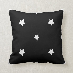 Zwart-witte Star Pillow Kussen