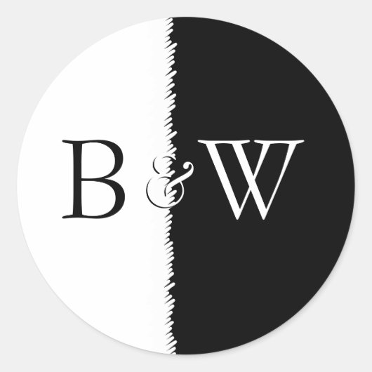 Zwart-witte Sticker (Voorkant)