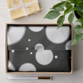 Zwart Witte Stippen Funky Patroon Decoupage Tissuepapier (Geschenk)