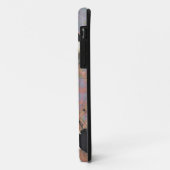 Zwart witte stippen grunge stijl unity digitale ku Case-Mate iPhone case (Achterkant/links)