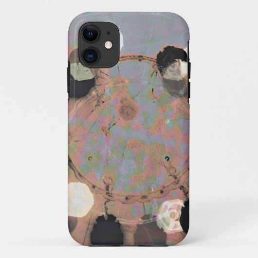 Zwart witte stippen grunge stijl unity digitale ku Case-Mate iPhone case (Achterkant)