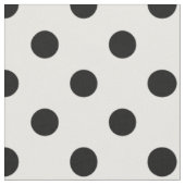 Zwart Witte Stippen Stof (Close Up)