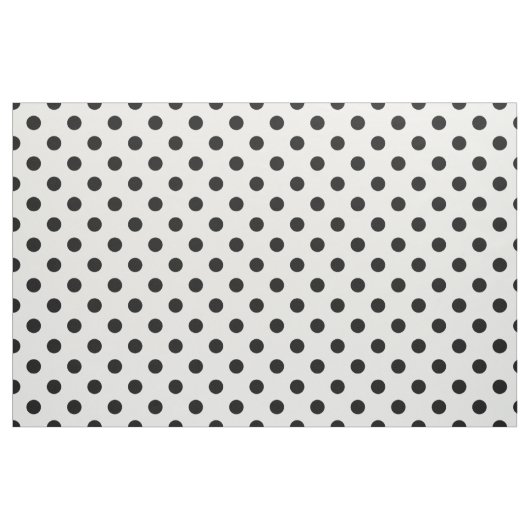 Zwart Witte Stippen Stof (Fat Quarter)