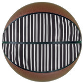 Zwart witte strepen basketbal (Voorkant)