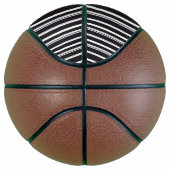 Zwart witte strepen basketbal (Rechts)
