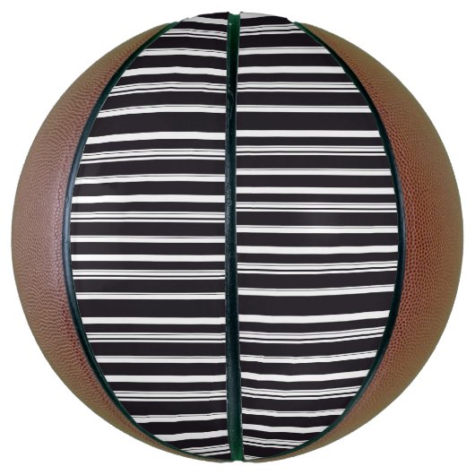 Zwart witte strepen basketbal (Verticaal)