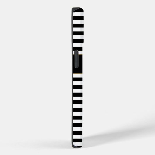 Zwart-witte strepen Case-Mate iPhone case (Achterkant / Rechts)